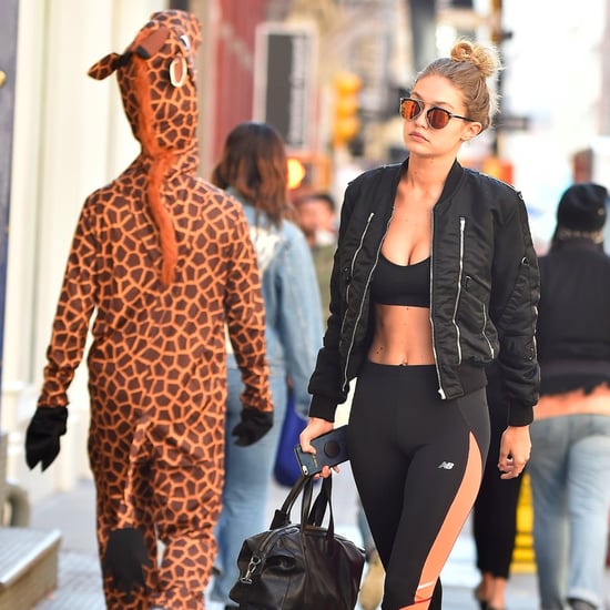 Gigi Hadid Showing Her Abs in NYC Pictures