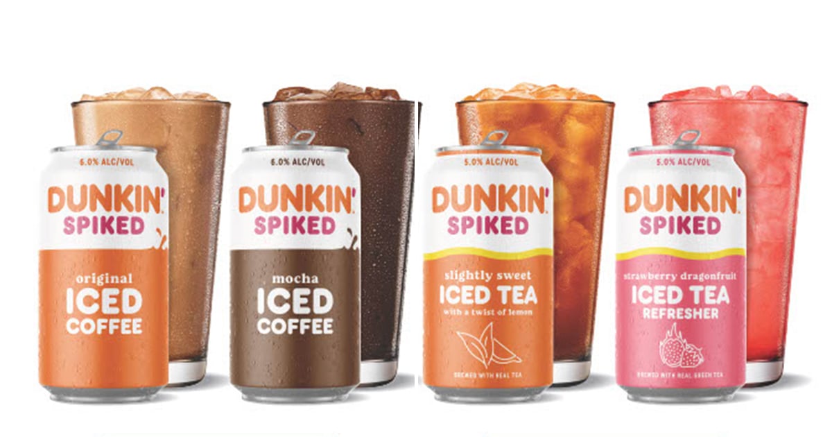 Dunkin Is Releasing Spiked Iced Coffees And Teas Popsugar Food