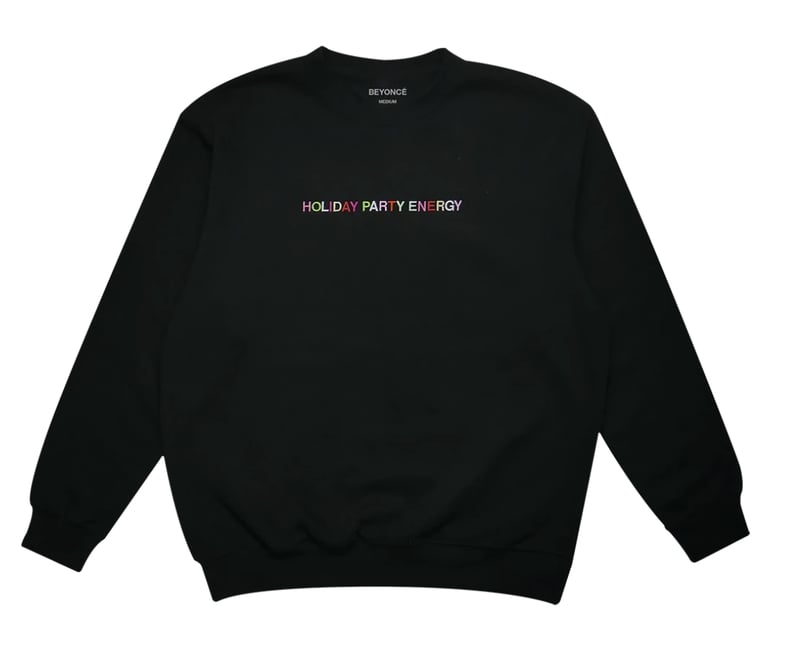 Holiday Party Energy Embroidered Pullover