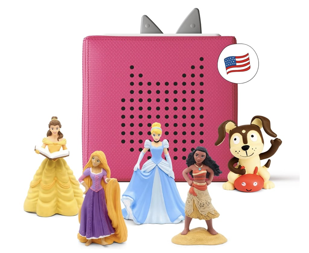 Toniebox Audio Player Starter Set with Cinderella, Belle, Moana, and Tangled