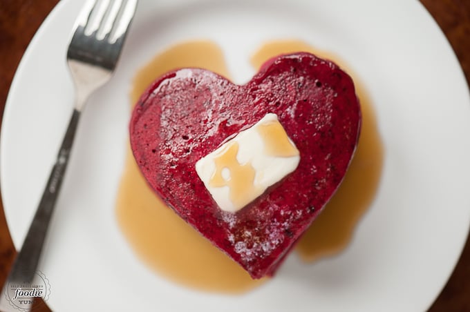 Heart Beet Pancakes