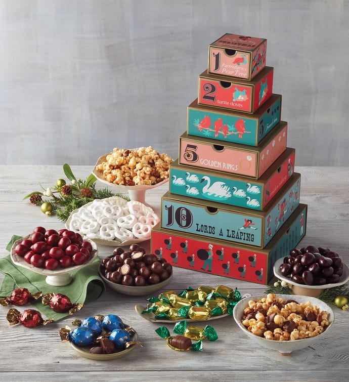 12 days of christmas boxes tower