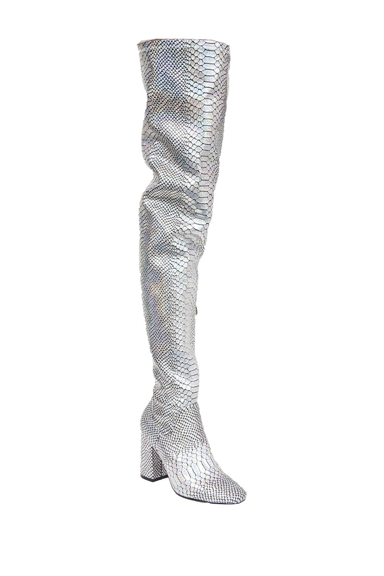 Cape Robbin Betisa Chunky Heel Thigh High Boot