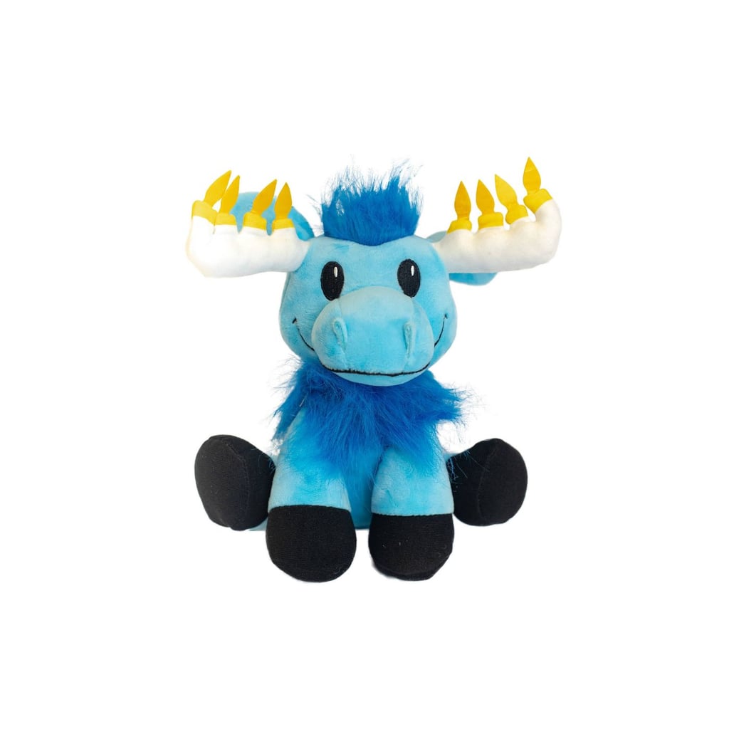 Hanukkah Mitzvah Moose Stuffed Doll with Glowing Antlers