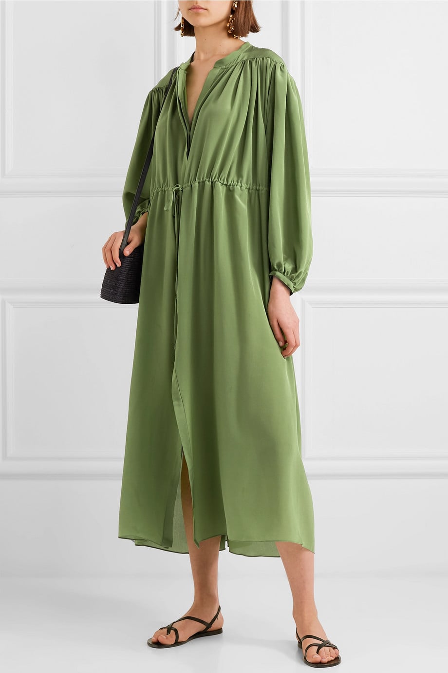 Ashley Graham Green Marina Rinaldi Maternity Dress | PS Fashion