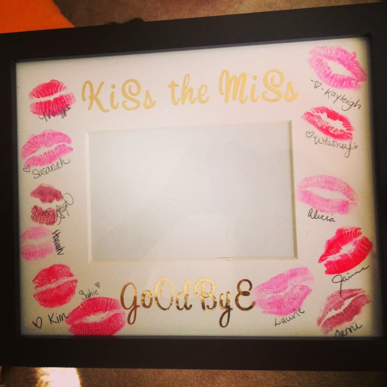 "Kiss the Miss Goodbye" Frame