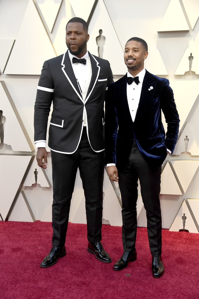 Michael B. Jordan and His Mom at the 2019 Oscars