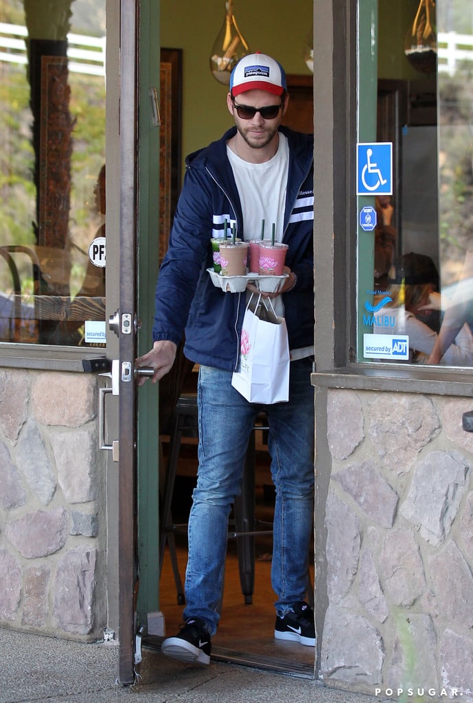 Liam Hemsworth Out in Malibu Photos April 2016