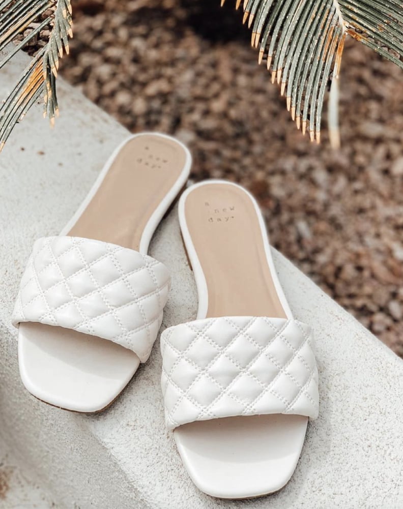 A New Day Quilted Slide Sandals