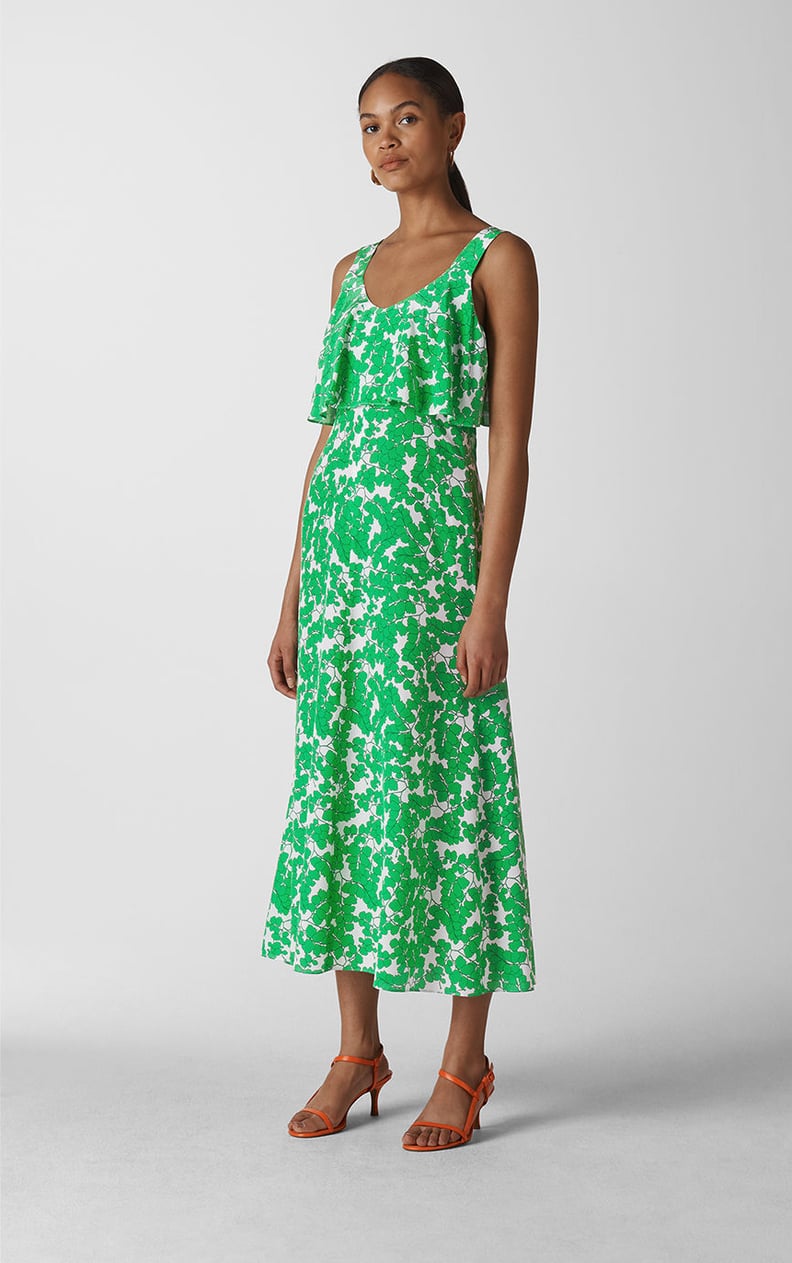 Whistles Omana Silk Blossom Dress