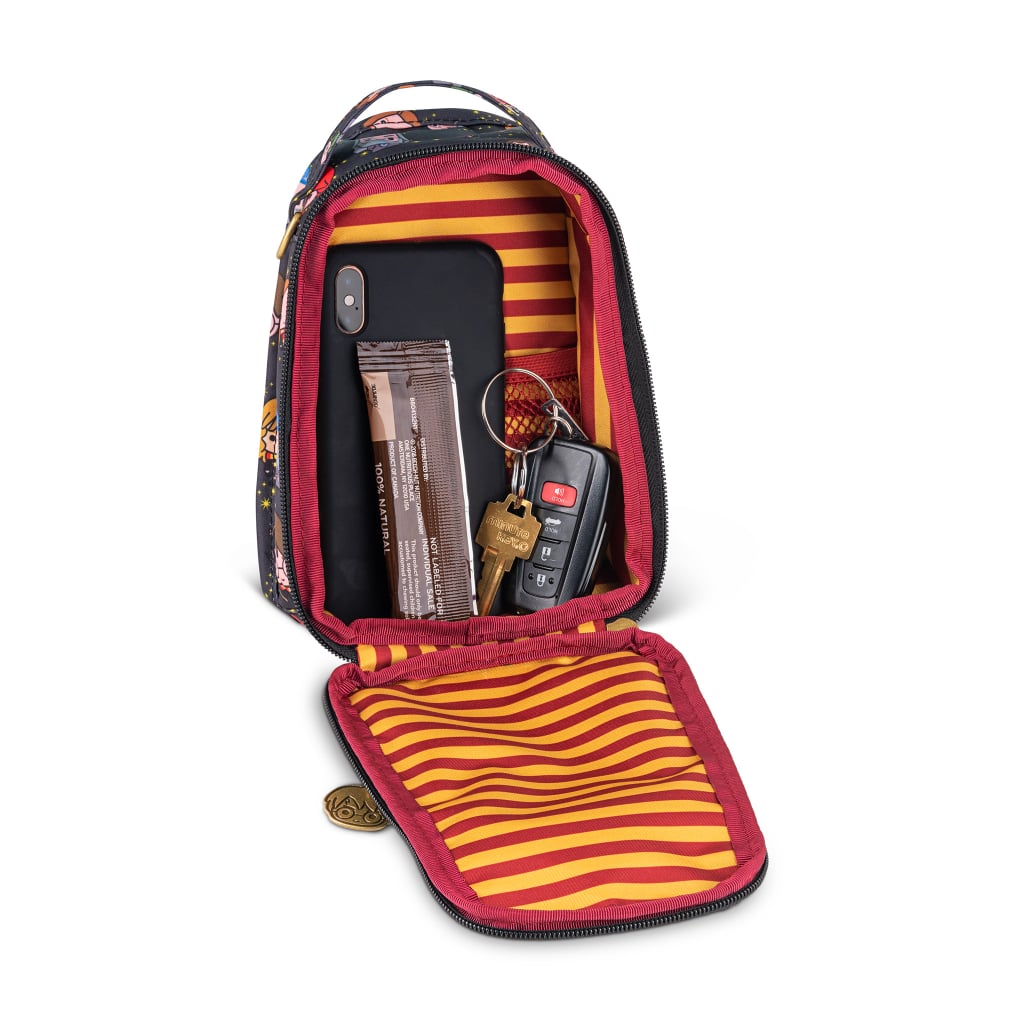The Inside of the JuJuBe Mini BRB in Cheering Charms