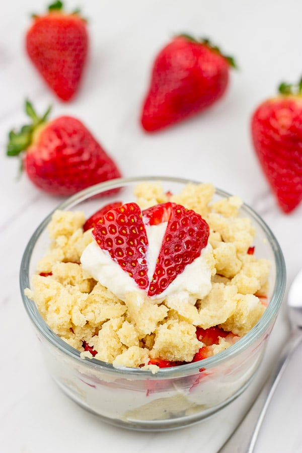 Strawberry Shortcake For One