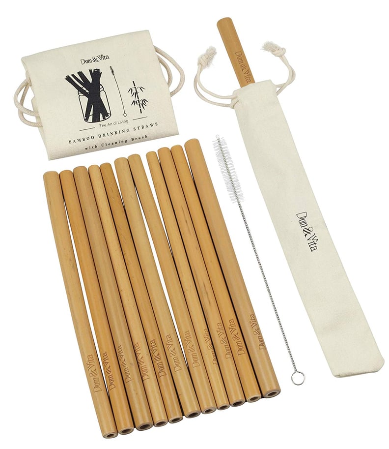 Dom and Vita Organic Reusable Bamboo Drinking Straws