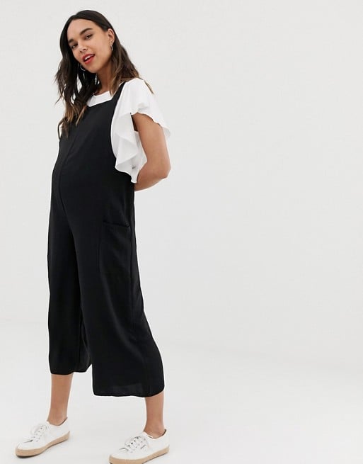 Transportere Generelt sagt røg New Look Maternity Overall Jumpsuit in Black | 50 Stylish Maternity Pieces  From ASOS — All Under $50 | POPSUGAR Family Photo 8