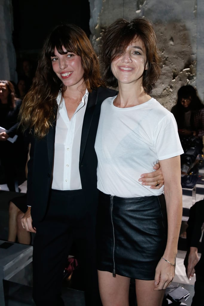 The stylish sisters stuck close while attending the Saint Laurent show during Paris Fashion Week in 2017.