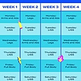 4 Week No Equipment Workout Plan Weeks 1 and 3 Legs Crush Your