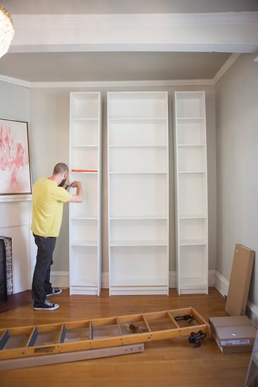 Create Custom Built-Ins From Ikea Bookcases