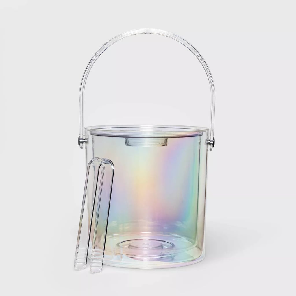 Sun Squad Iridescent Plastic Ice Bucket Target Has a Giant Iridescent