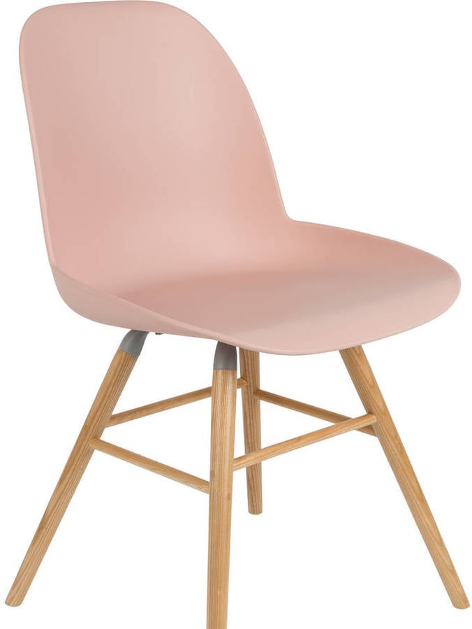 Ella James Scandinavian Blush Pink Chair