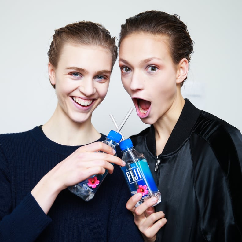 Models Stay Hydrated With Fiji Water at Altuzarra