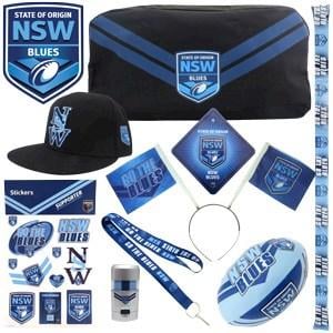 NRL State of Origin NSW Showbag ($25)
Includes:
Beanie
Stationery Set
Football
NRL State of Origin NSW Showbag ($25)
Includes:
Beanie
Stationery Set
Football