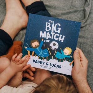 Lucy&Co's "The Big Match" Personalised Football Book For Dad