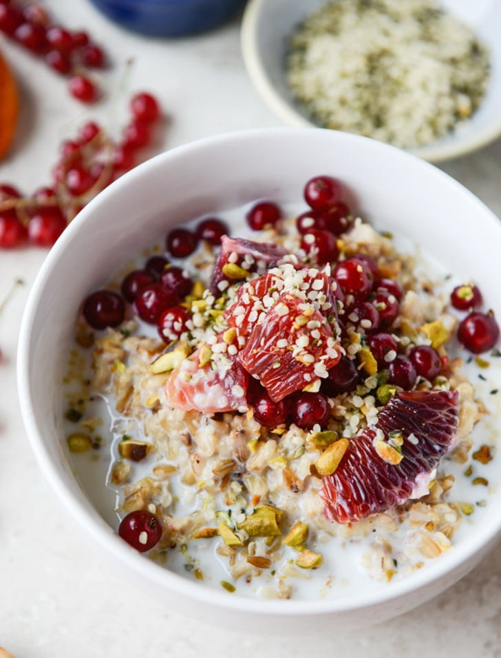 Butter Toasted Oats With Pistachios and Blood Oranges