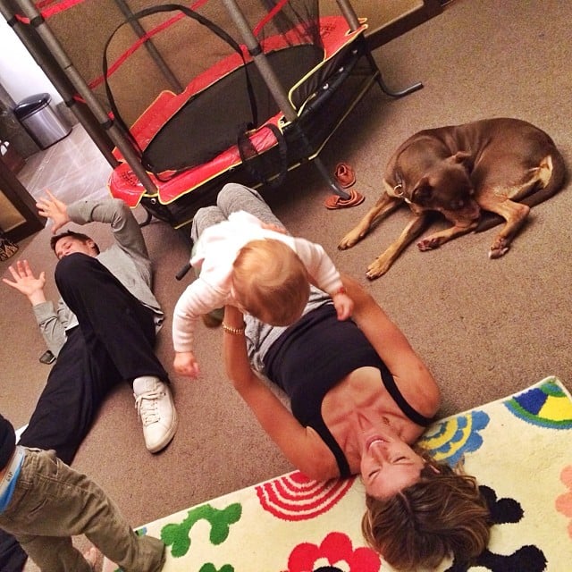 When the New England Patriots had a wild-card-weekend bye, Gisele Bündchen and Tom Brady enjoyed some playtime with Ben and Vivian.
Source: Instagram user giseleofficial