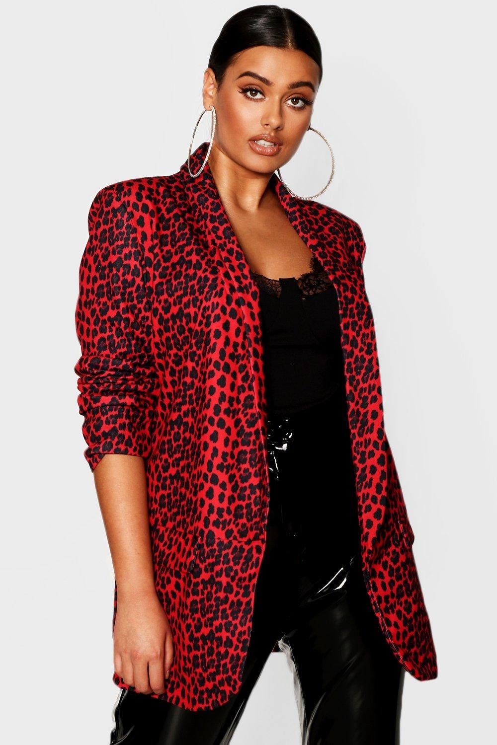 boohoo red jacket