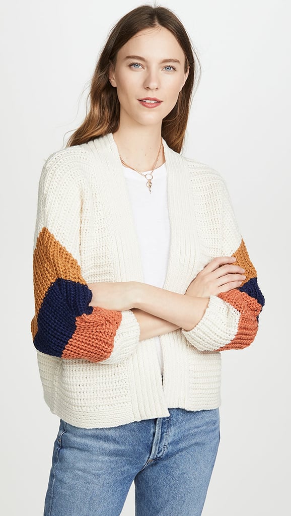 BB Dakota Block & Roll Cardigan