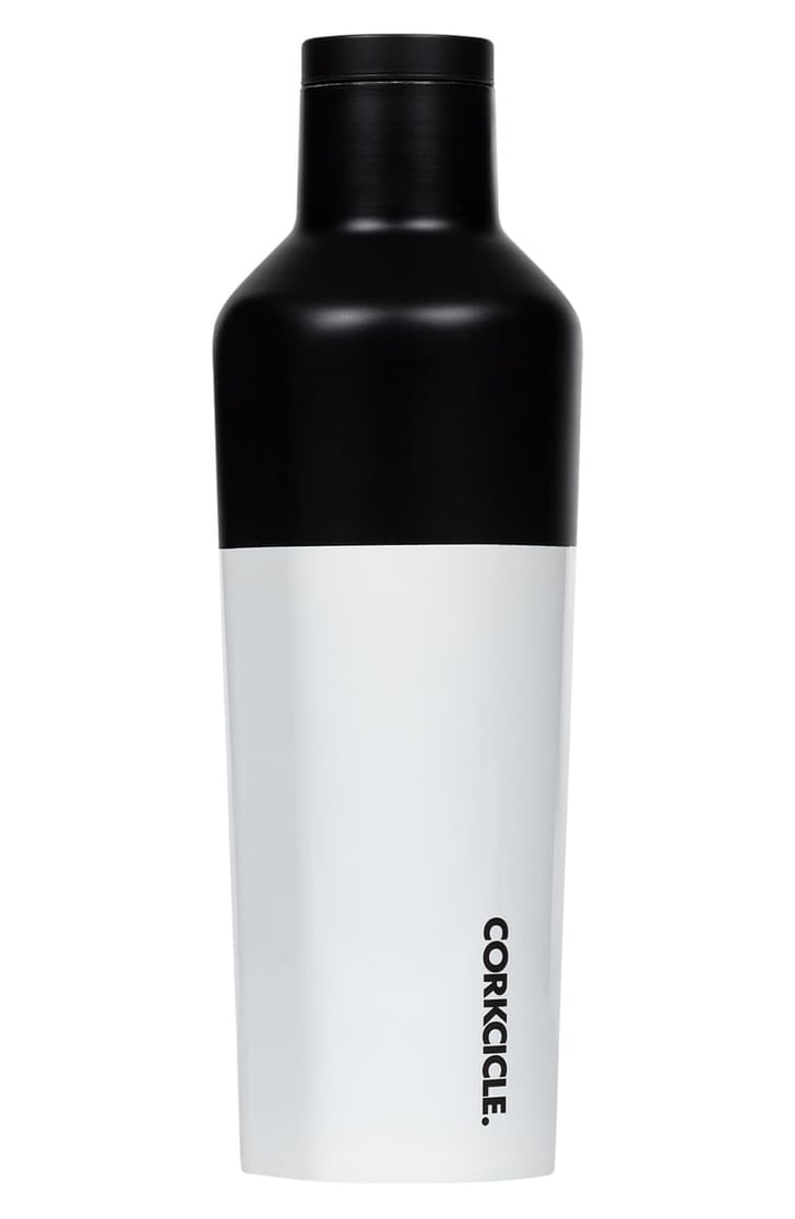 Corkcicle Modern Black Insulated 16Ounce Stainless Steel Canteen