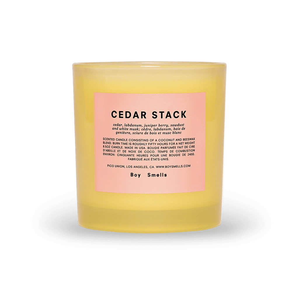 Boy Smells Cedar Stack Candle