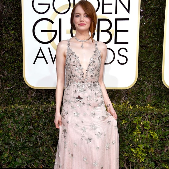 Emma Stone and Her Brother at 2017 Golden Globe Awards