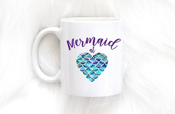 Mermaid at Heart Mug ($12)
