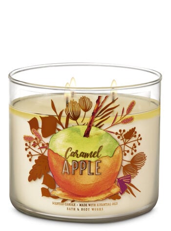 Bath & Body Works Caramel Apple 3-Wick Candle