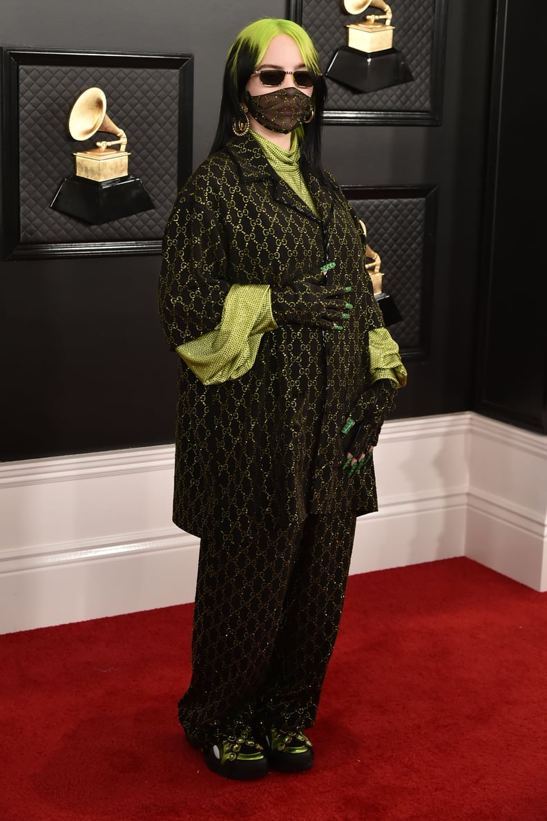 Billie Eilish Wearing Gucci at the 2020 Grammys