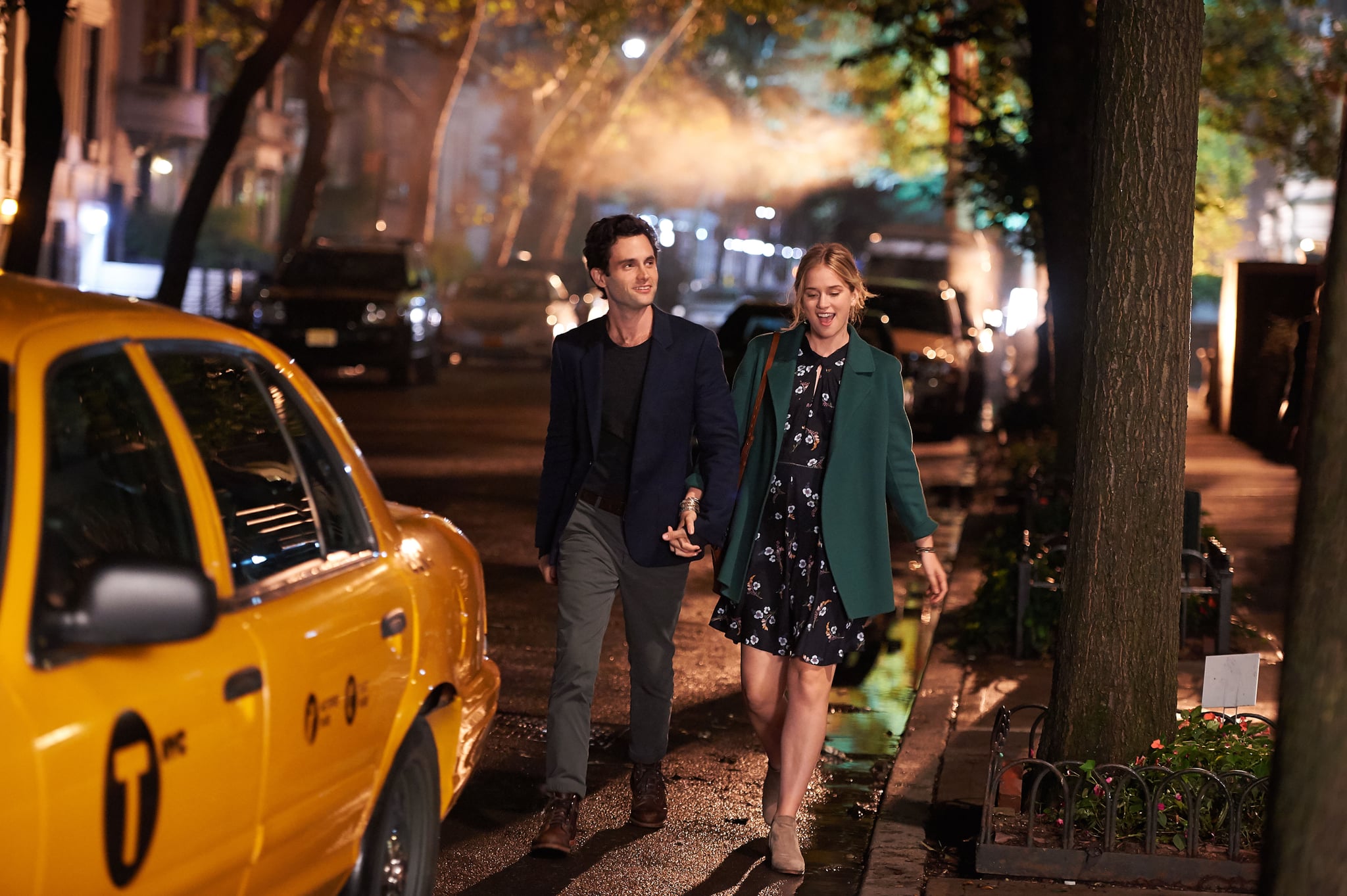 YOU, from left: Penn Badgely, Elizabeth Lail in 'The Last Nice Guy in New York', (Season 1, Episode 102, aired September 16, 2018).  Lifetime / courtesy Everett Collection
