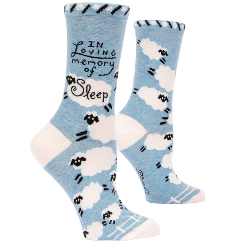Always Fits In Loving Memory of Sleep Women's Crew Socks