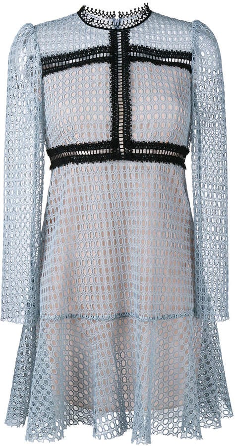 Philosophy di Lorenzo Serafini Lace Long Sleeve Dress