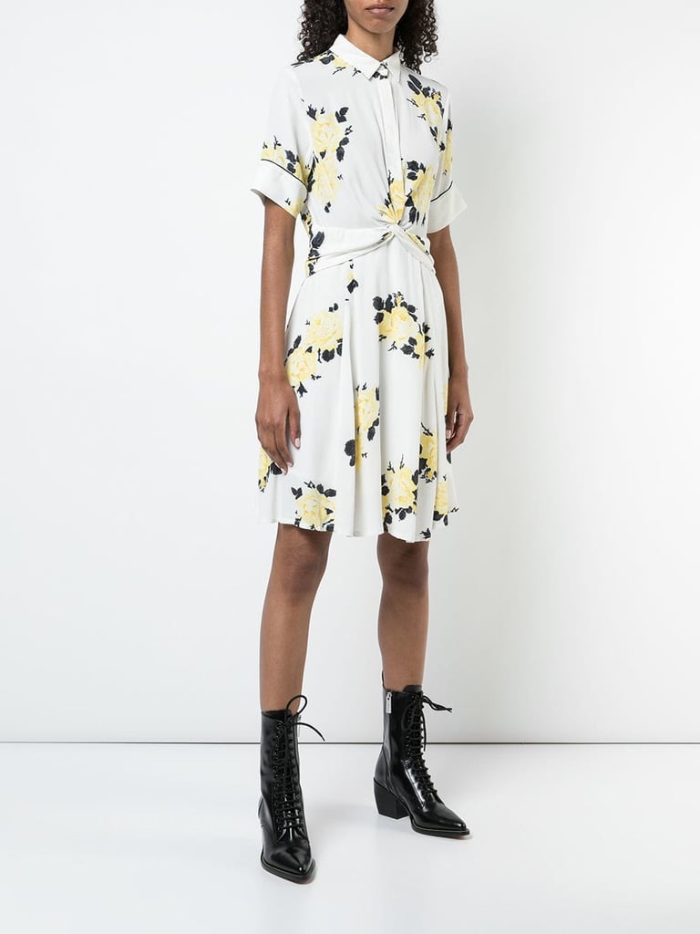 Ganni Floral Print Shirt Dress