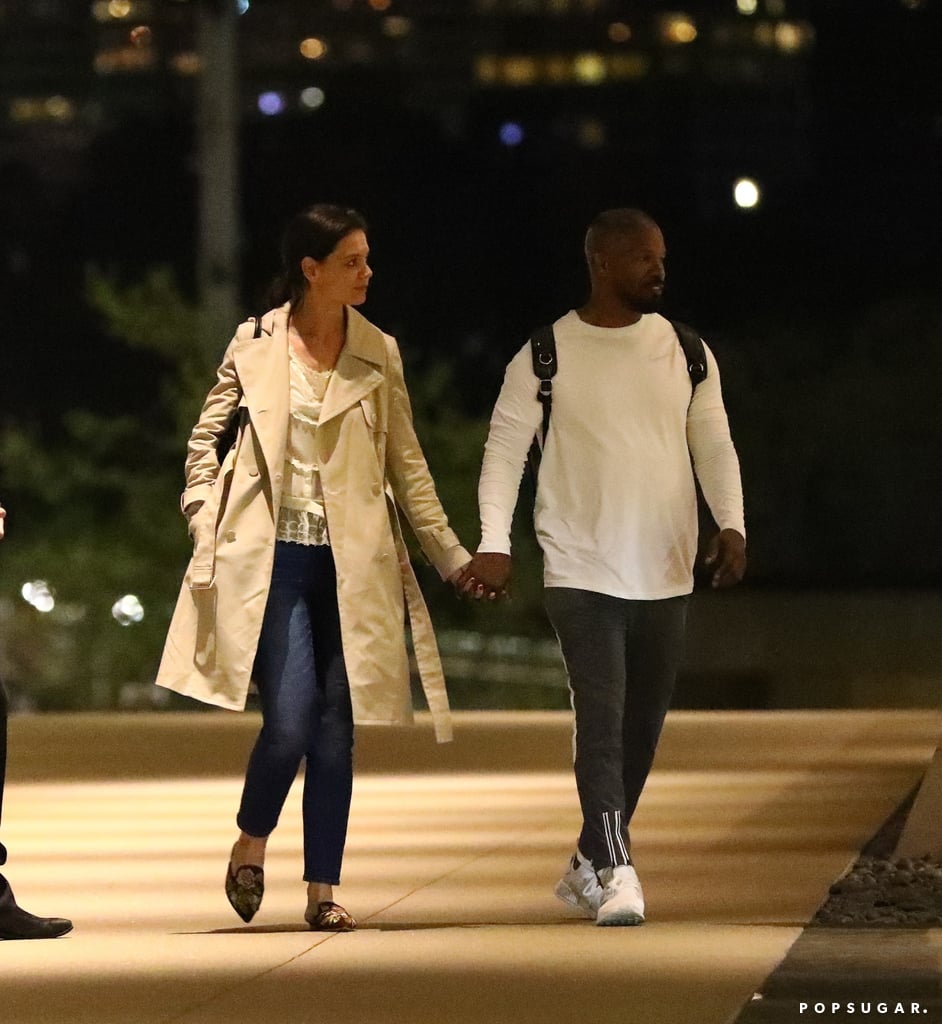 Katie Holmes With Corinne and Jamie Foxx in LA April 2019