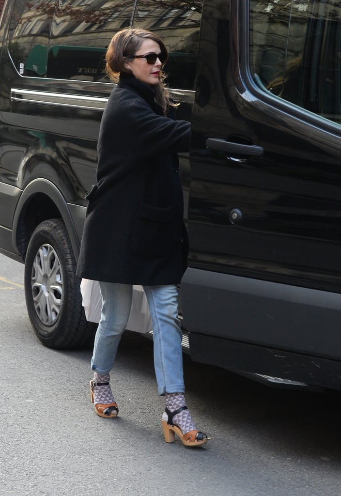 Keri Russell Wearing Socks and Sandals | POPSUGAR Fashion Photo 4
