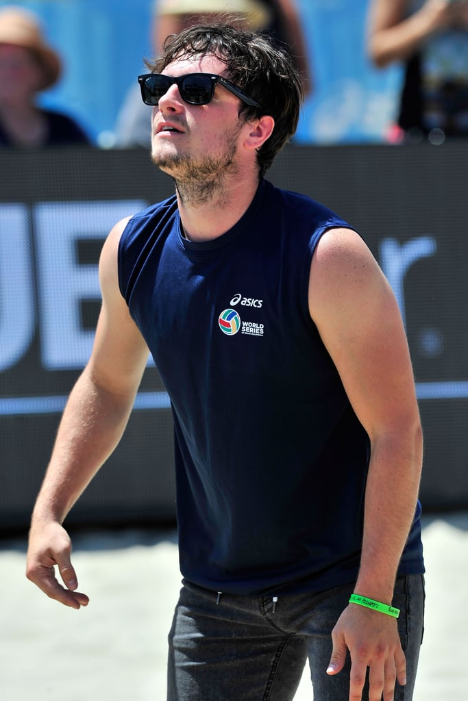 Josh Hutcherson at Asics Celebrity Volleyball Match