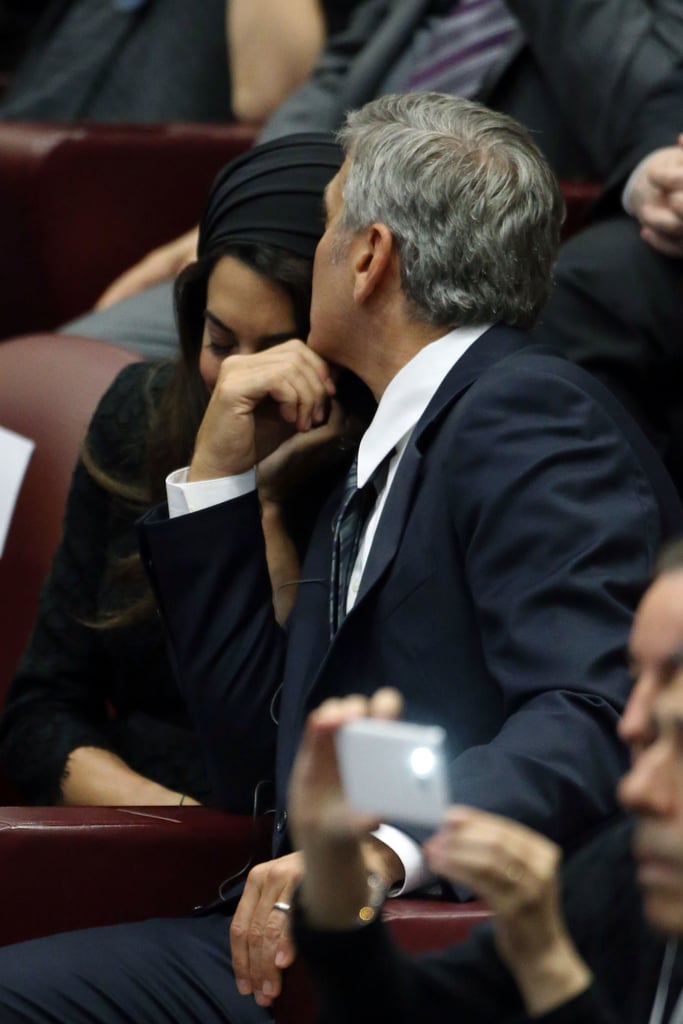 George and Amal Clooney Meet Pope Francis May 2016