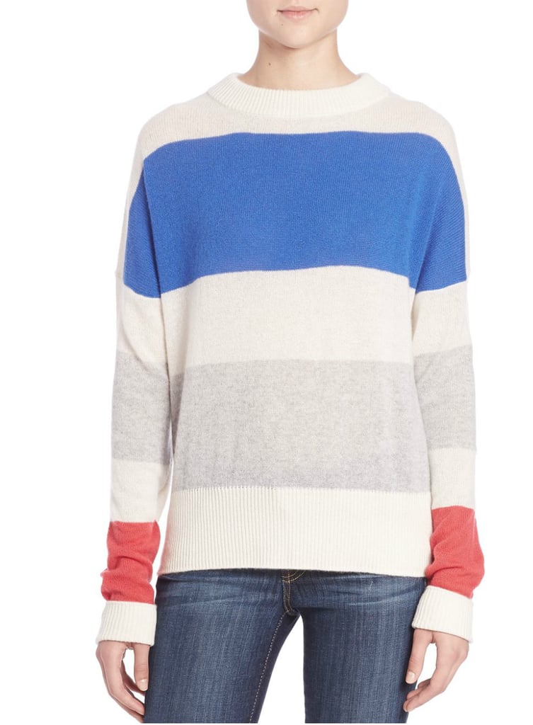 Tibi Striped Cashmere Sweater ($485)