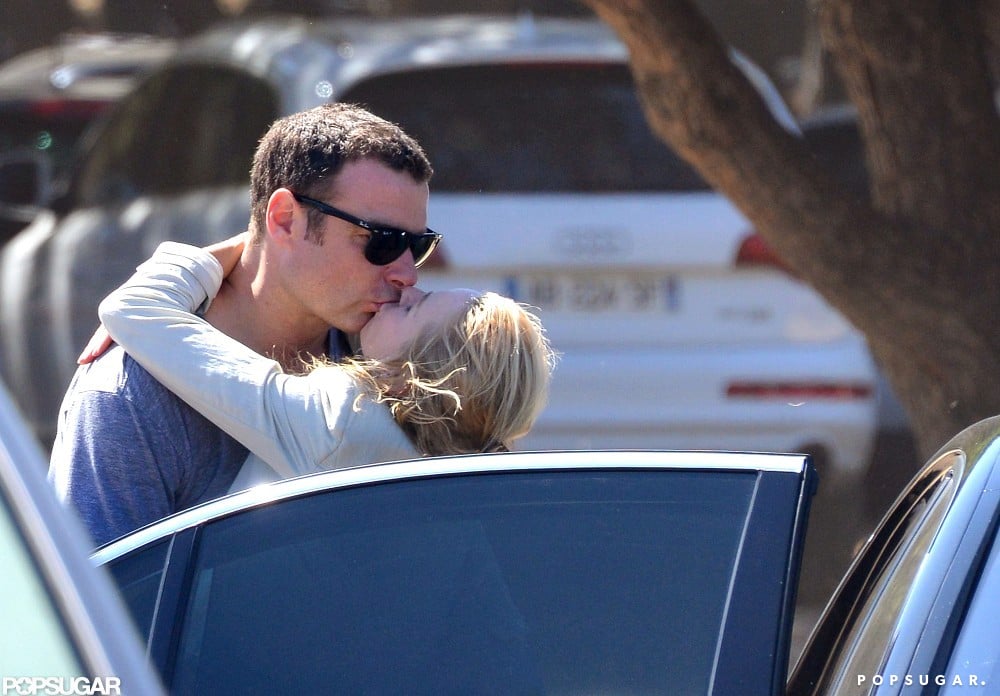 Naomi Watts and Liev Schreiber kissed during a July 2012 trip to the South of France. Naomi Watts and Liev Schreiber kissed during a July 2012 trip to the South of France.