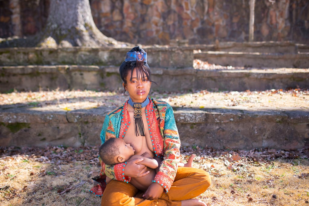 Lakisha Cohill's recent photo series puts a colorful spin on motherhood.