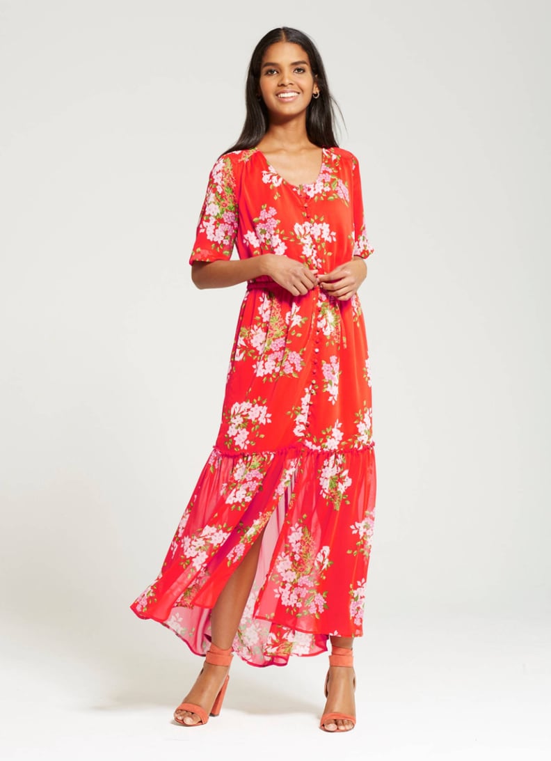 Who What Wear Tiered Maxi Print
