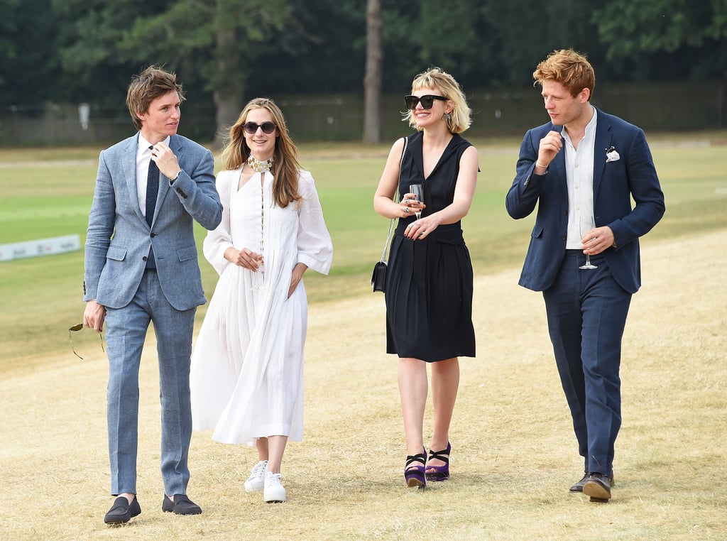 Eddie Redmayne, Hannah Bagshawe, Imogen Poots, and James Norton