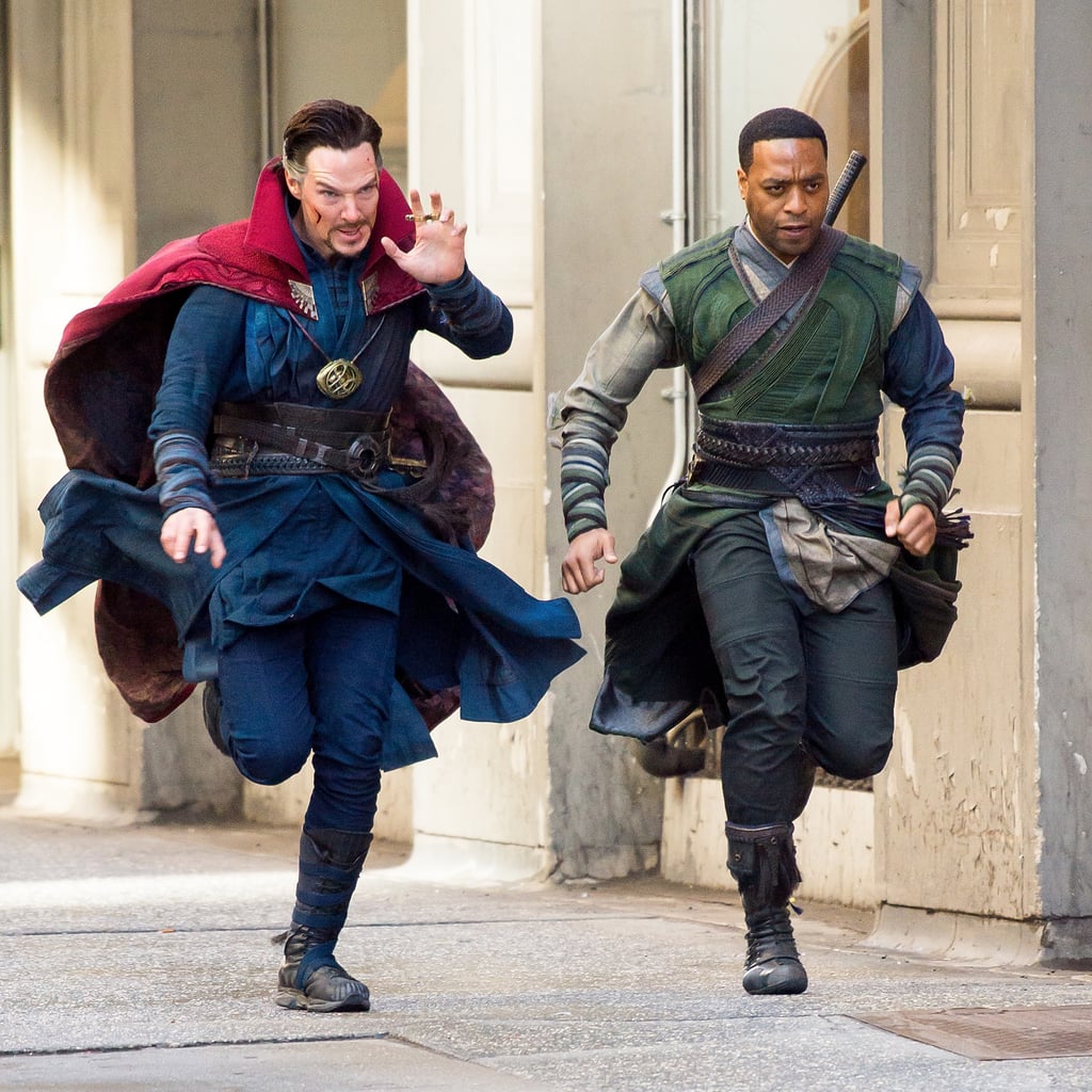 Benedict Cumberbatch Filming Doctor Strange Set Pictures